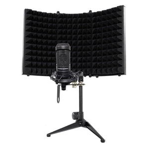 Audio Technica AT2050 Studio Condenser Recording Microphone Mic+Isolation Shield