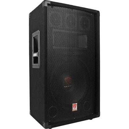 RSG12.4 12" Speakers 2-Pack + RPM85 Mixer, Mics, Stands Bundle