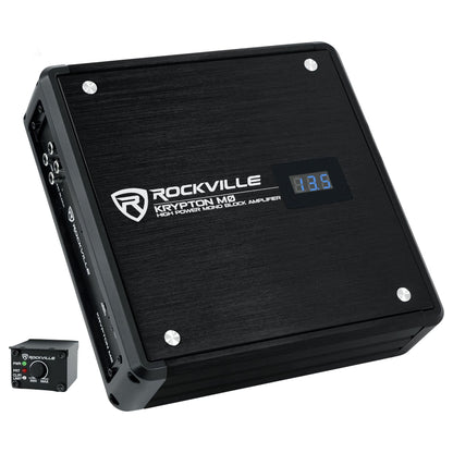 48CWRT82 8" Shallow Subwoofer + Mono Amplifier + Amp Kit