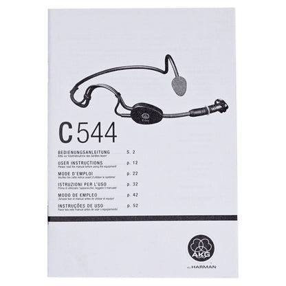 C544 L Head-Worn Condenser Microphone