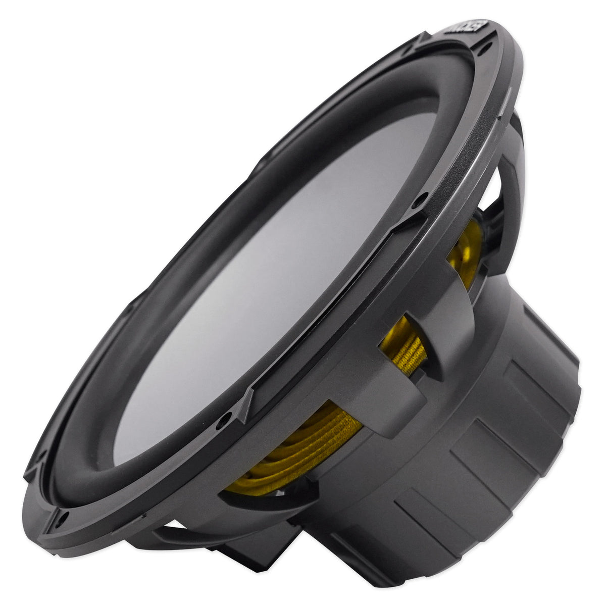 45KM122 12" Marine Subwoofer & Charcoal LED Grille Bundle