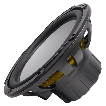 45KM122 12" Marine Subwoofer & Charcoal LED Grille Bundle