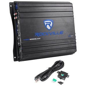 Rockville RVA600.1 1200w Peak Mono Amplifier 200w RMS @ 4 Ohms