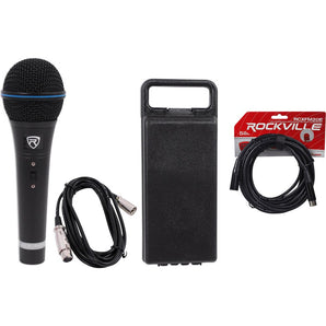 Rockville RMM-XLR HighEnd Metal Handheld Wired Microphone +100% OFC XLR Cable