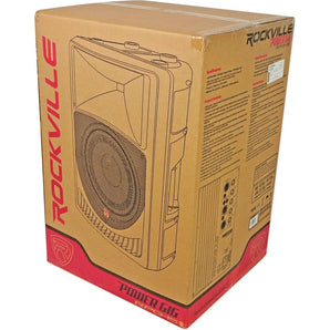 Rockville Powered Dual 15" ipad/iphone/Android/Laptop/TV Karaoke Machine/System