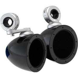 Pair Kicker 40KMMTES Mini Marine Wakeboard Tower Enclosures for 4-Inch Speakers