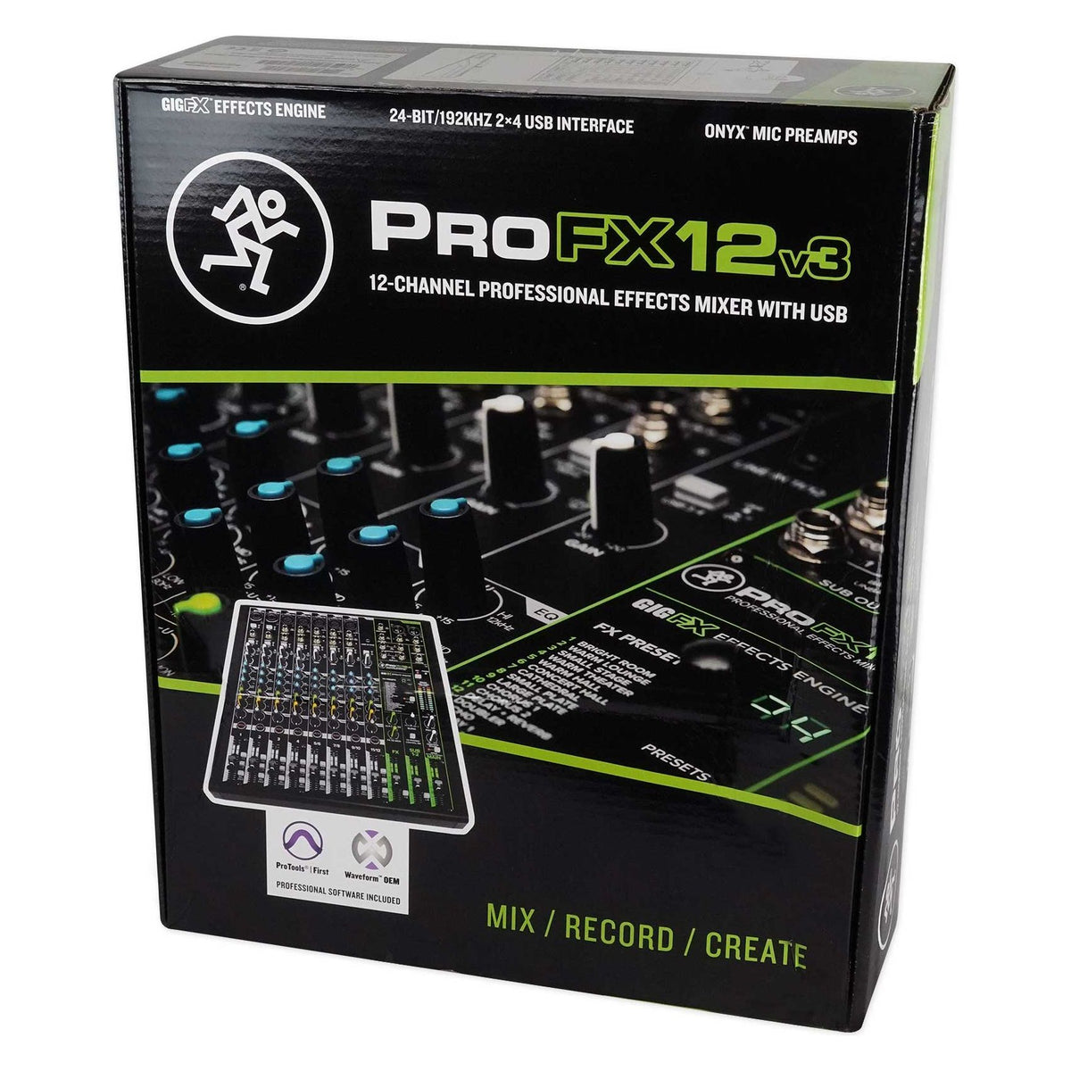 2-Person Podcast Recording Kit with ProFX12v3 Mixer and Desk Stands