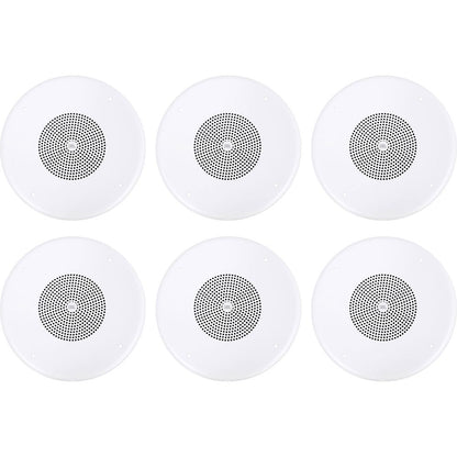 (6) CSS8004 4" Commercial 70V/100V 5W Ceiling Speakers