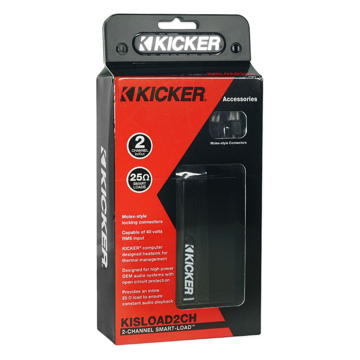 KICKER 46KISLOAD2 Interface to Add Aftermarket Mono Amplifier to Factory Systems
