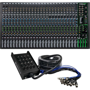 Mackie ProFX30v3 30-Channel 4-Bus Effects Mixer ProFX30 v3+50 Ft XLR Snake Cable