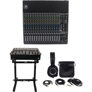 Mackie 1604VLZ4 16-Ch Compact Analog Mixer w/ 16 ONYX Preamps+Stand+Headphones