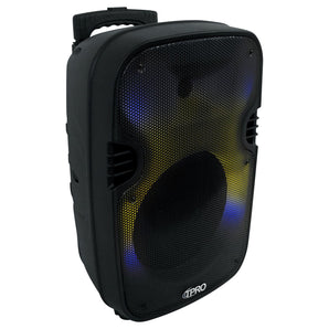 Technical Pro PLIT12 Portable 12" Bluetooth Party Speaker with LED+Wireless Link