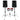 (2) Rockville RPG15BT 15" Powered Wireless Link DJ Speakers+Bluetooth+LED Stands