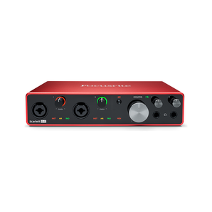 Focusrite SCARLETT 8I6 3rd Gen 192KHz USB Audio Recording Interface and Studio Mic