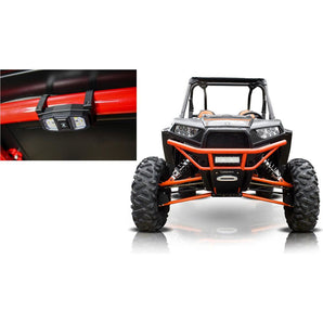 300 Lumens LED Dome Light+Cage Clamps+Billet Mount for Polaris RZR Hyper-White
