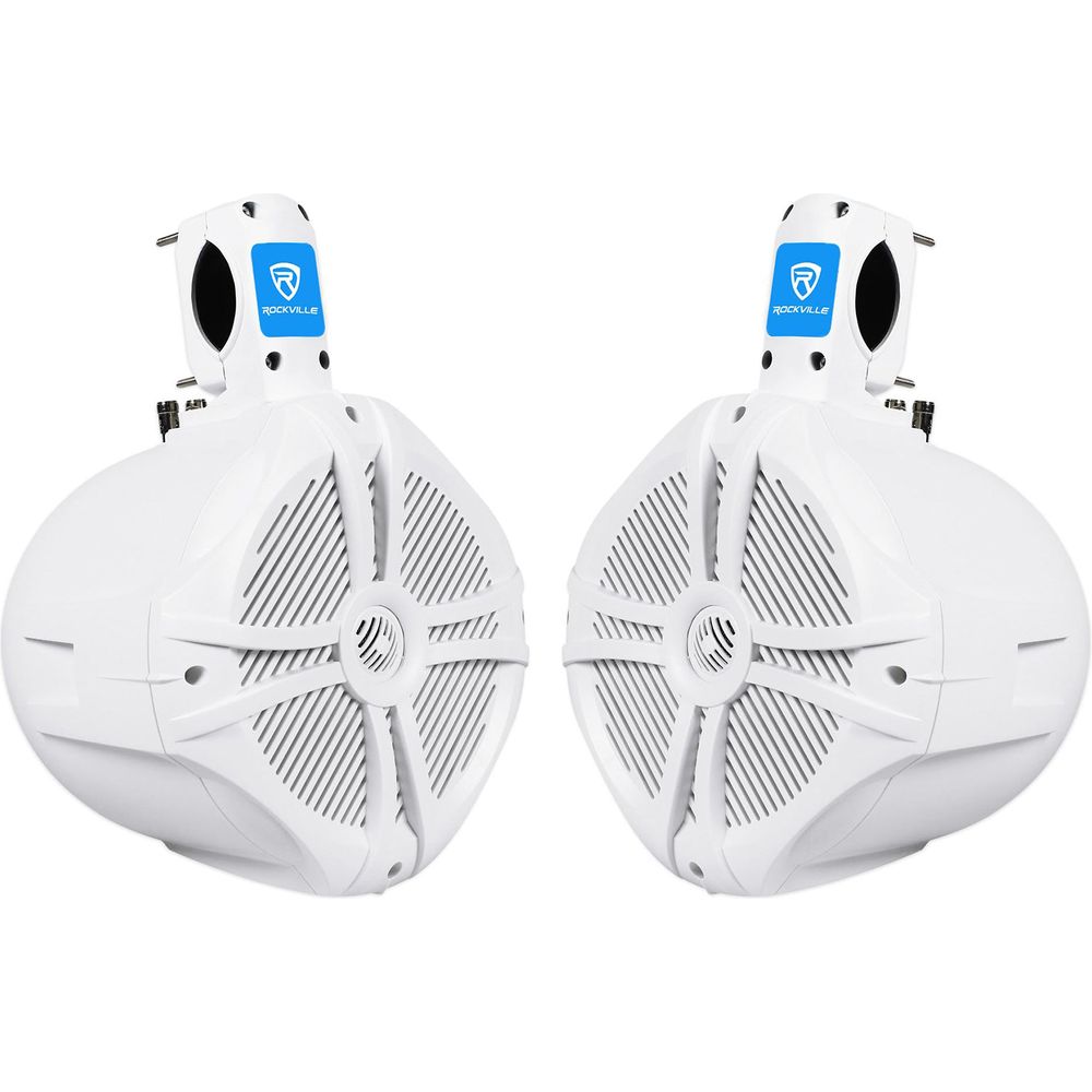 RGHR2 Marine Bluetooth USB Receiver+Remote+(4) 8" Wakeboard Speakers