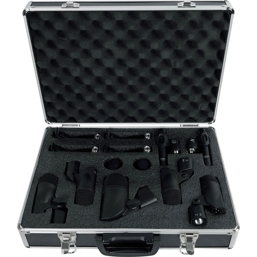 DM-7 Drum Microphone Kit + Mackie MP-120 In-Ear Monitors
