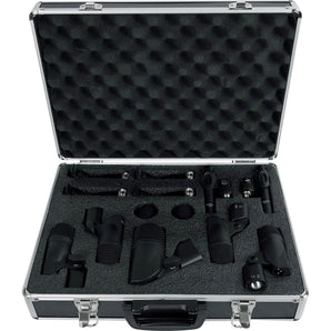 PRESONUS DM-7 Seven-Piece Drum Microphone Kit 7 Drum Mics w/Case+Mackie Monitors