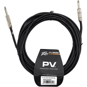 New Peavey PV 25' 16 Gauge 1/4" Speaker Cable - 100% Copper