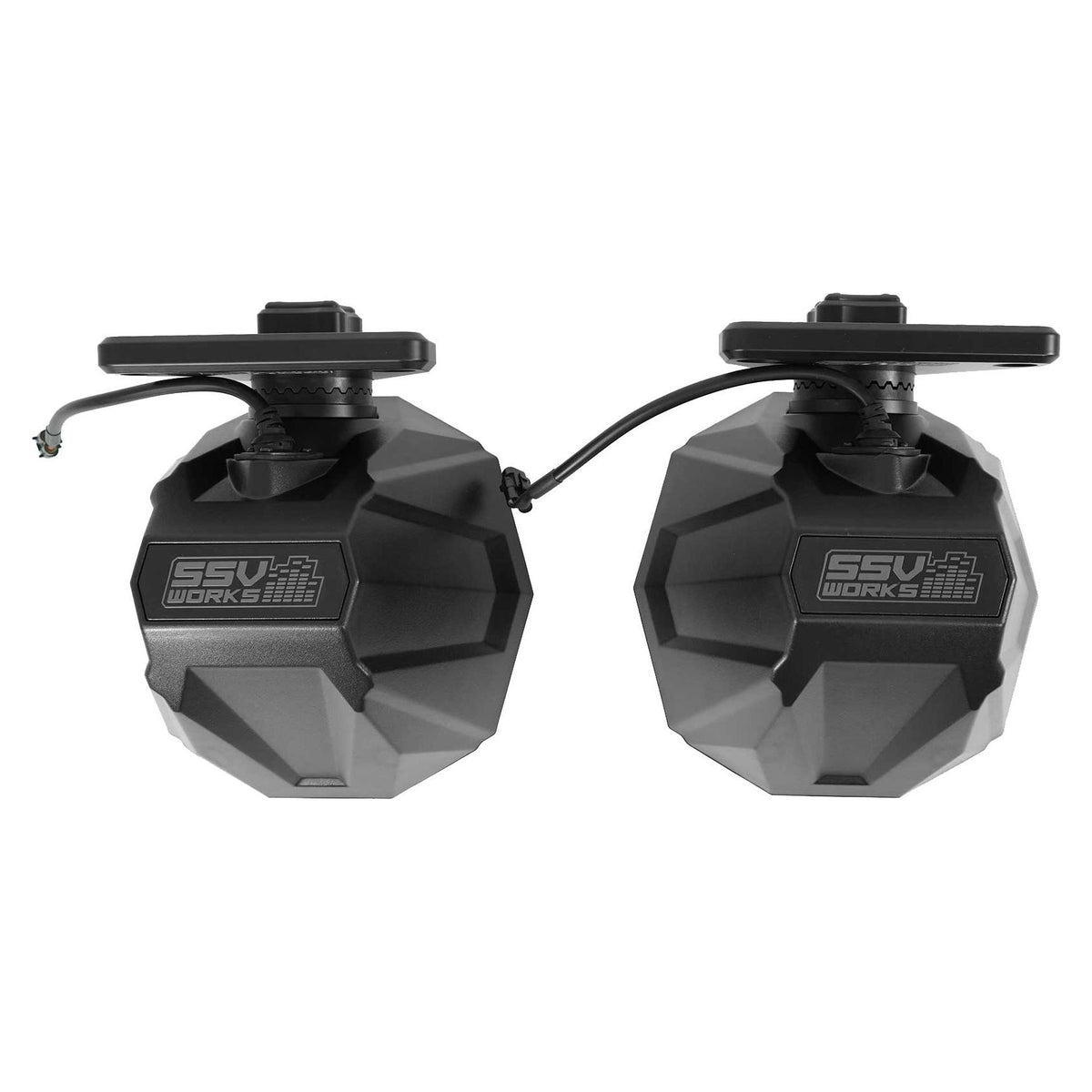6.5" Swivel Roll Bar Speaker Pods For Jeep Wrangler JL 4-Door