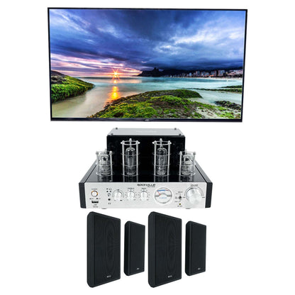 BluTube Tube Amplifier + RockSlim Black 4-Pack Bundle