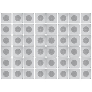 (48) Rockville MS81 Metal 8" 70v Commercial Background Music PA Ceiling Speakers