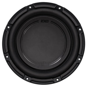 (2) Polk Audio DB1042SVC 10” 2100w Car Audio Subwoofers+Sealed Sub Box Enclosure