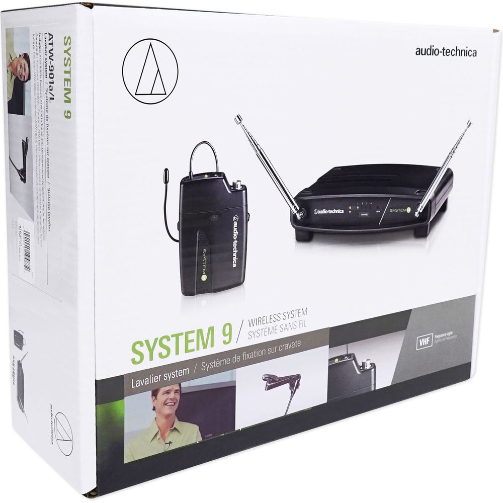 Audio Technica ATW-901a/L Wireless Lavalier Microphone Mic 169.505 - 171.905 MHz