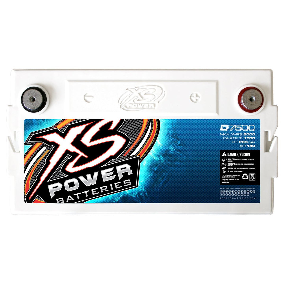 XS Power D7500 6000 Amp 12 Volt Power Cell Car Audio Sealed AGM Battery