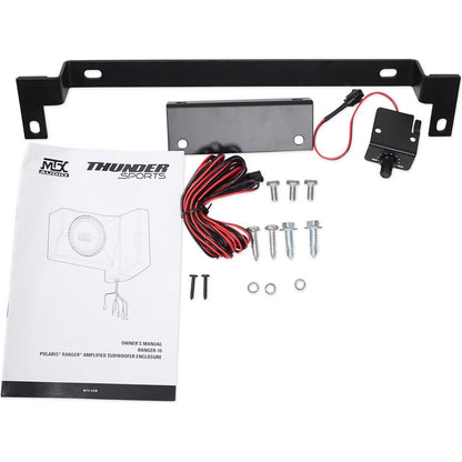 10" Powered Under-Seat MTX Subwoofer+Tower Speakers for 2014-2017 Polaris Ranger