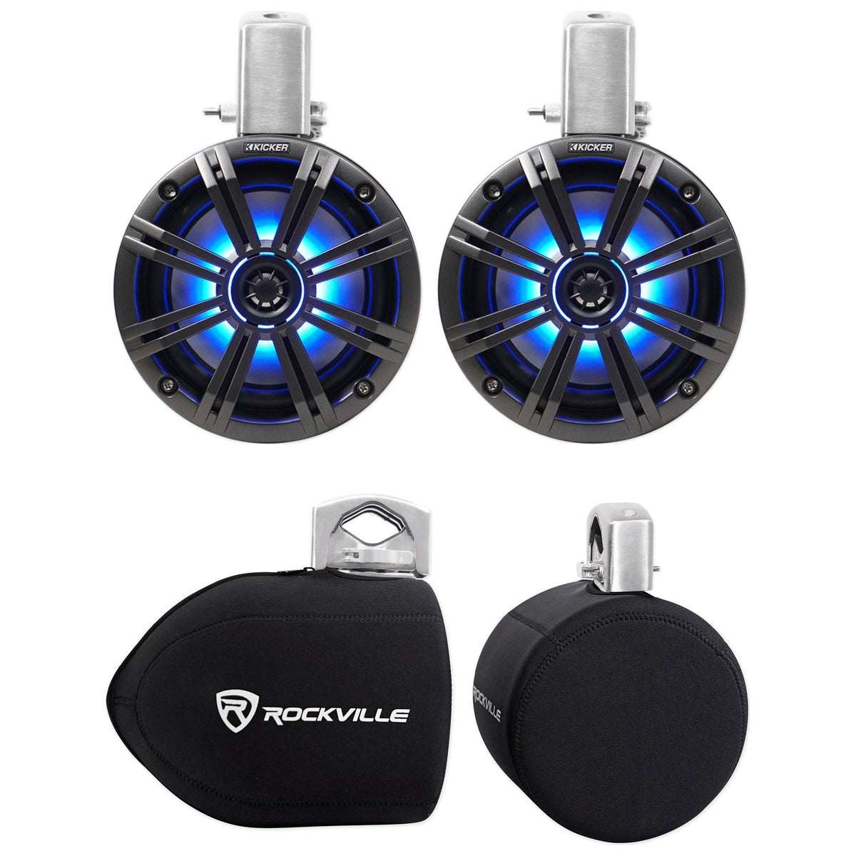45KMTC65 Tower Speakers, Pair, with RWBC Neoprene Covers