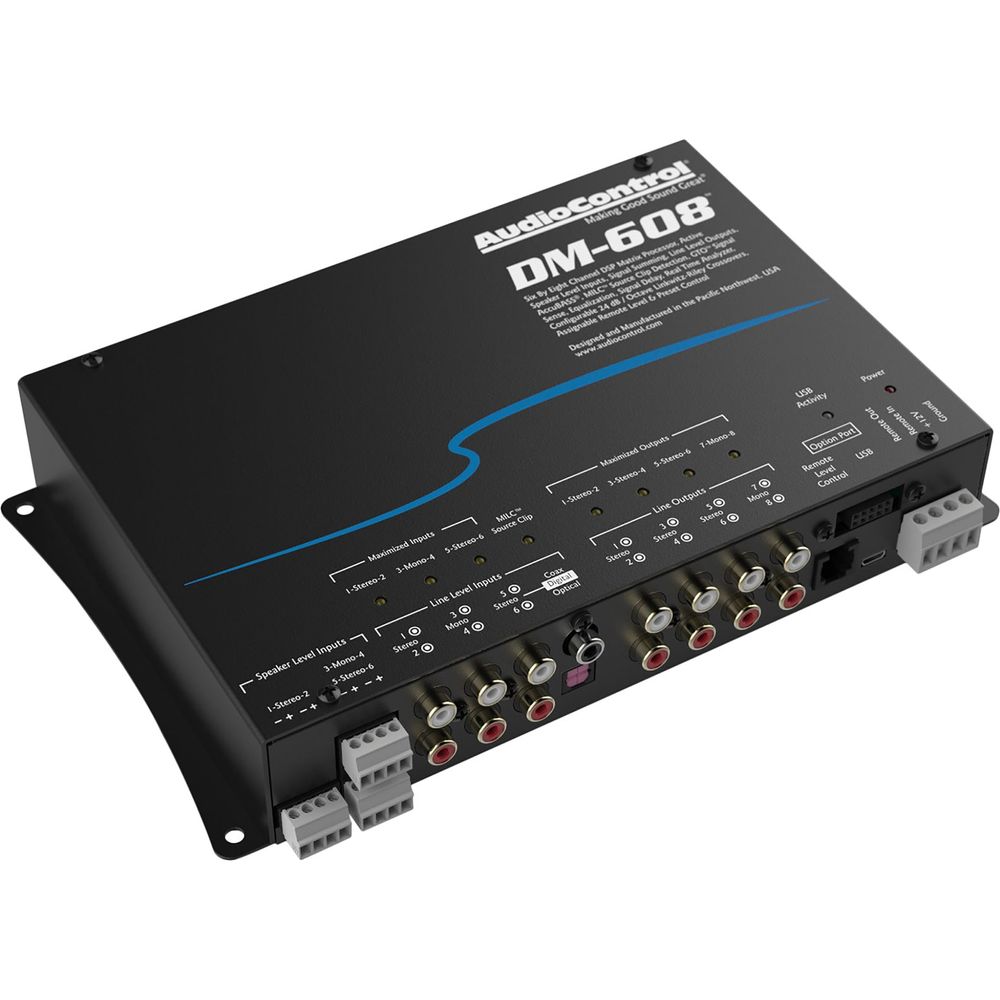 AudioControl DM-608 6 x 8 out Matrix DSP Digital Sound Processor Audio ...