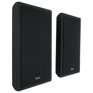 Technical Pro Home Karaoke Machine System+(2) 5.25" Black Wall Mount Speakers