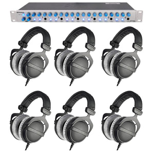 6) Beyerdynamic DT-770-PRO-250 Studio Tracking Headphones+Presonus Headphone Amp