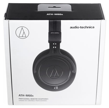 Audio Technica ATH-M60X Closed-Back Pro Monitor Headphones w/ Detachable Cables