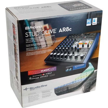 StudioLive AR8c Mixer + RCM03 Microphone + PRO-M50 Headphones