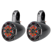 KM654L 6.5" Marine LED Speakers + Wakeboard Tower Enclosures