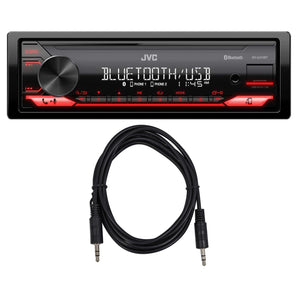 JVC KD-X270BT Digital Media Receiver Bluetooth/Amazon Alexa/USB/Remote App+Cable