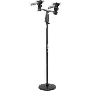 2) Samson C02 Pencil Studio Recording Overhead Microphones Mics+Dual Stand Mount