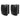 2) Rockville WET-5B 70V 5.25" IPX55 Black Commercial Indoor/Outdoor Wall Speakers