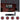 Rockville Home Theater Bluetooth Receiver+(4) In-Ceiling 8" Red LED Speakers