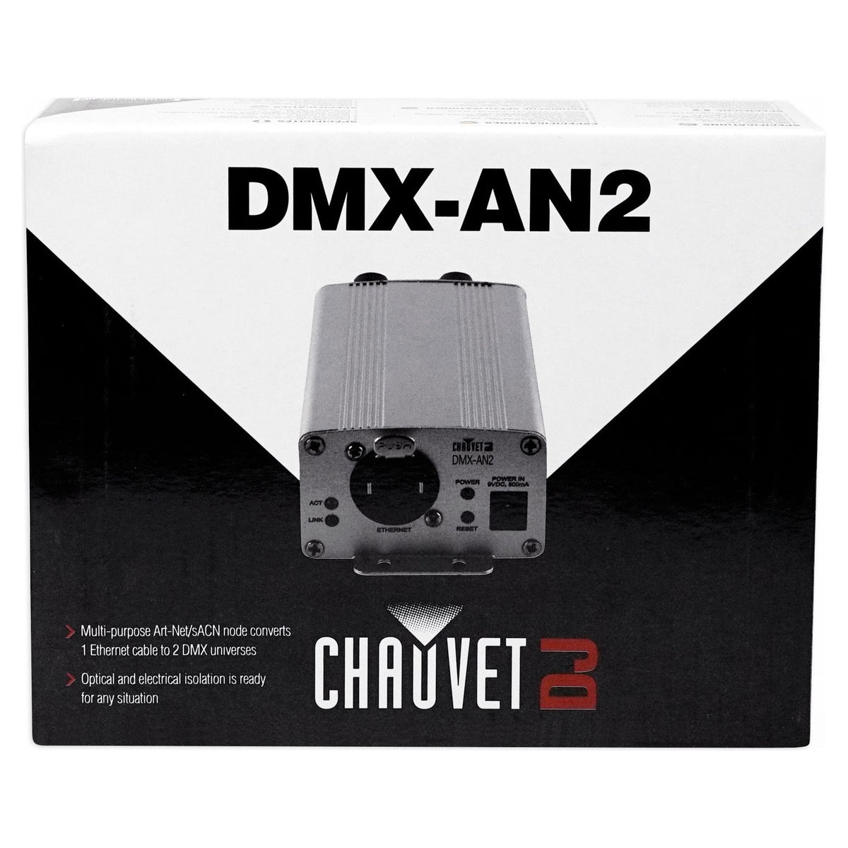 Chauvet DJ DMX-AN2 DMX to Art-Net or Art-Net to DMX Converter Interface
