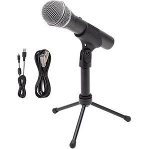 Mackie+Samson Podcast Podcasting Recording Bundle w/ Interface+Mic+Headphones