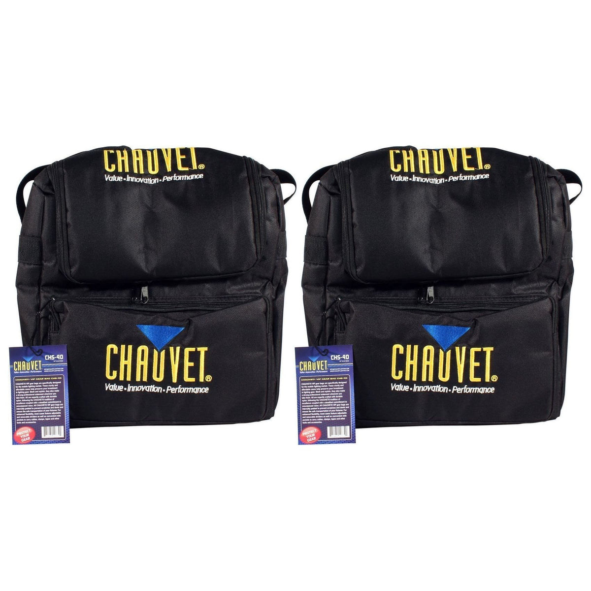 2 CHS-40 Travel Bags for Circus, Scorpion Storm FX, Gobo Zoom, Eclipse & More