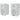 Pair Rockville RockShelf 58W 360w White 5.25" Home Theater Bookshelf Speakers/8 Ohm