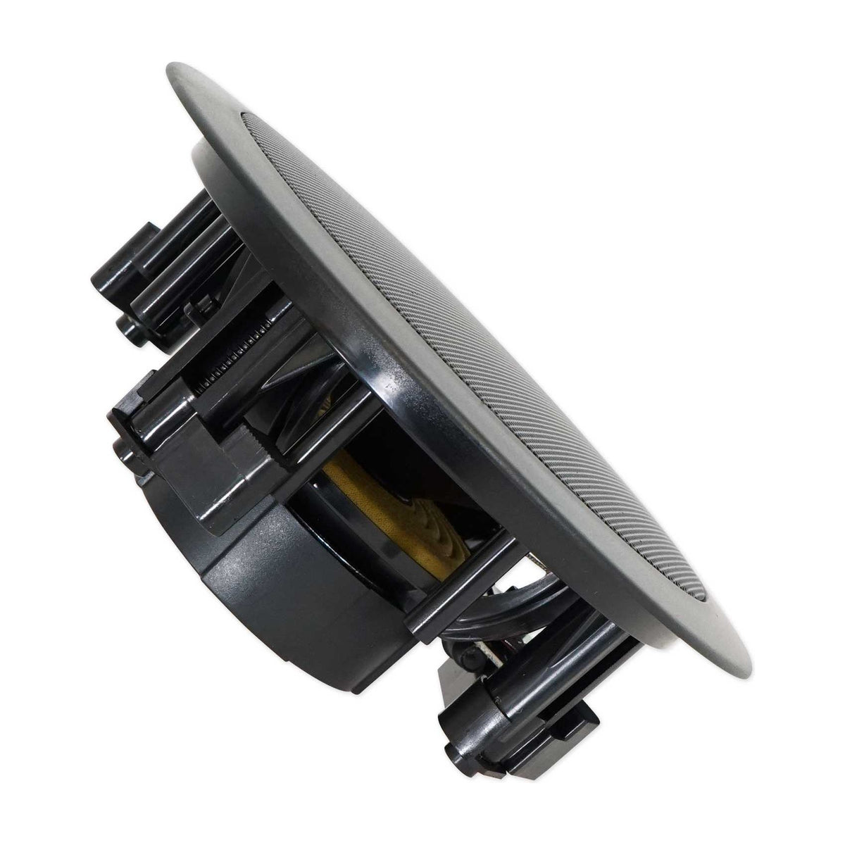 H12X500UBT 6-Zone Receiver + (12) Black 5.25 In Ceiling Speakers For Restaurant/Bar
