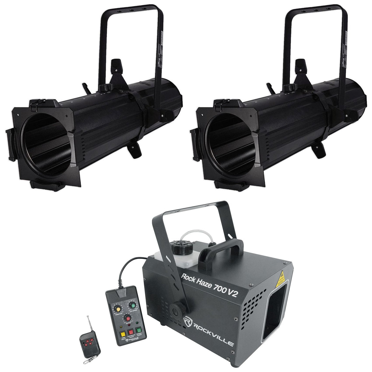EVE E-100Z Gobo Spot Light + ROCKHAZE 700 Haze Machine