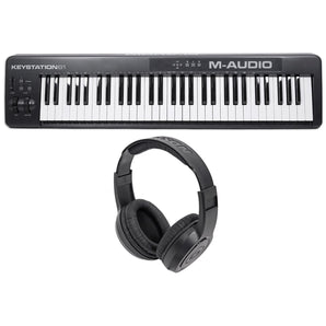 M-Audio Keystation 61 II 61-Key USB MIDI Keyboard Controller MK II+Headphones