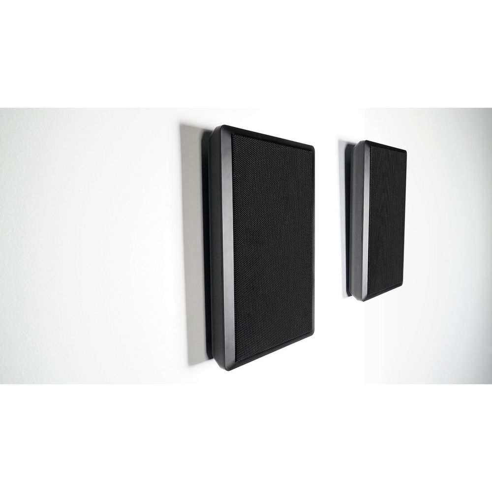 6-Zone Amp + (8) 3.5" Black Cube + (8) Wall Restaurant/Bar/Cafe Speakers
