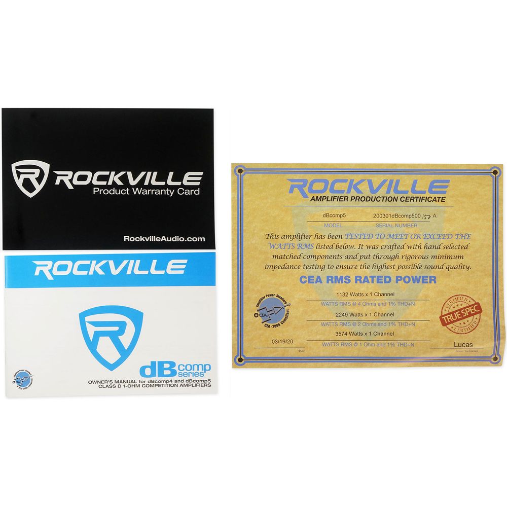 Destroyer 12D1 2-Pack + dBcomp5 Mono Amplifier Bundle